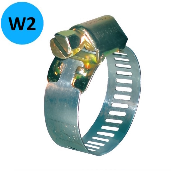 SERFLEX Fascetta Stringitubo Banda Perforata SX14 in Acciaio Aisi 430 (W2) - SERFLEX